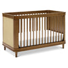 M23701NLBC,Marin with Cane 3-in-1 Convertible Crib in Natural Walnut and Blonde Cane