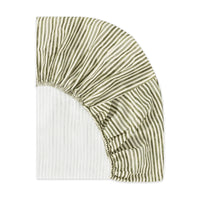 T34333JS,Nate Berkus x Babyletto All-Stages Midi Sheet in Juniper Stripe