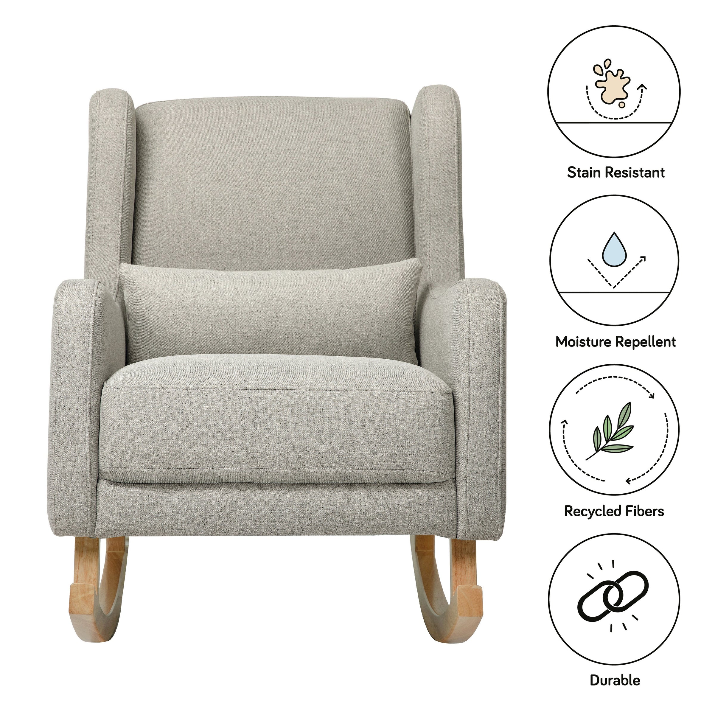 M20687PGETL,Kai Rocker in Performance Grey Eco-Twill w/Light Legs