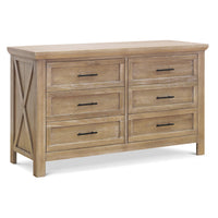 B14516DF,Emory Farmhouse 6-Drawer Dresser in Driftwood