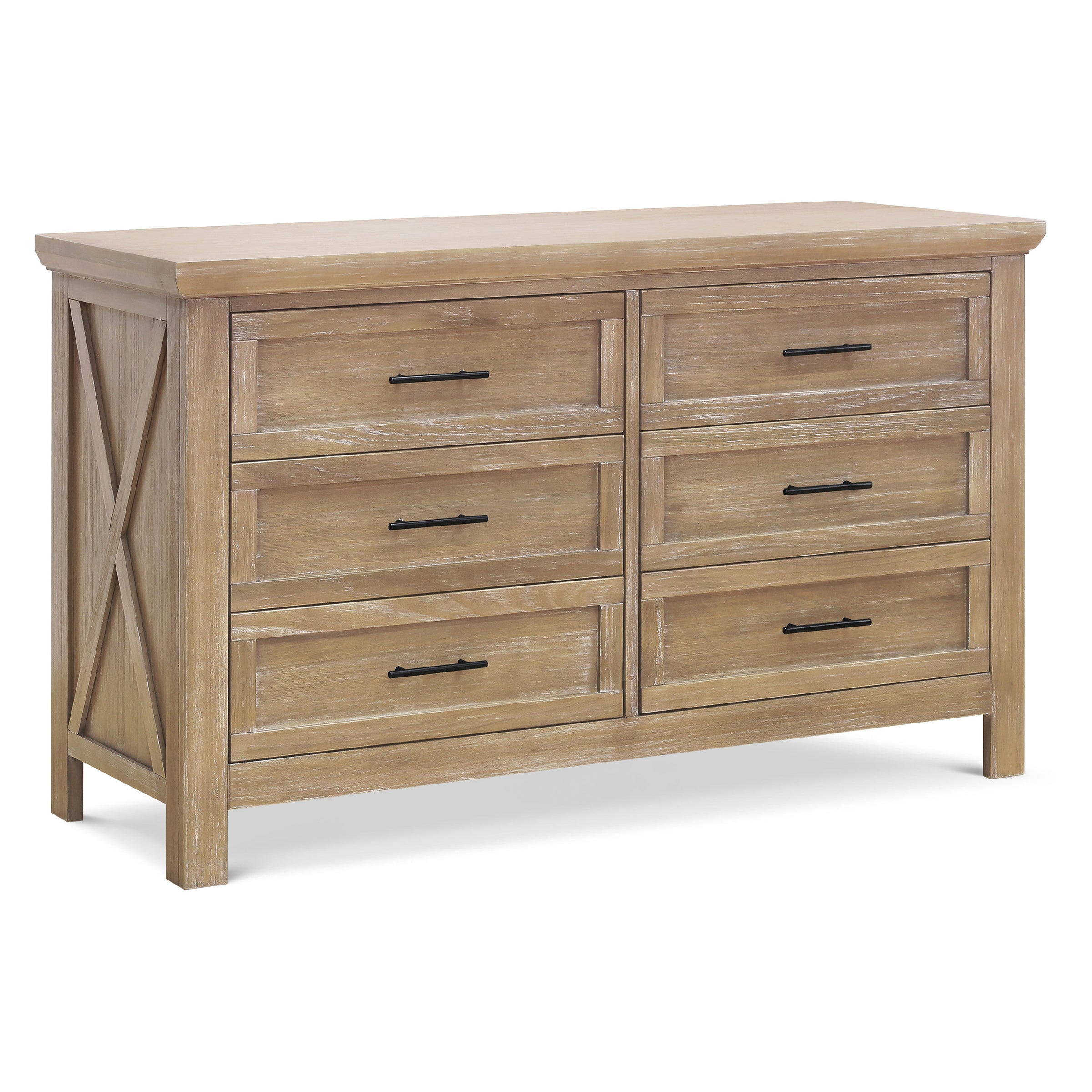 B14516DF,Emory Farmhouse 6-Drawer Dresser in Driftwood