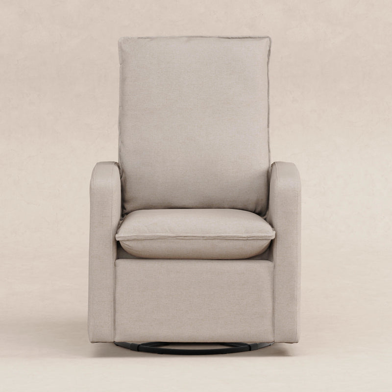 M20987PBEW,Cali Pillowback Swivel Glider in Performance Beach Eco-Weave