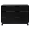 M4216B,Hudson 6-Drawer Double Dresser  Assembled in Black