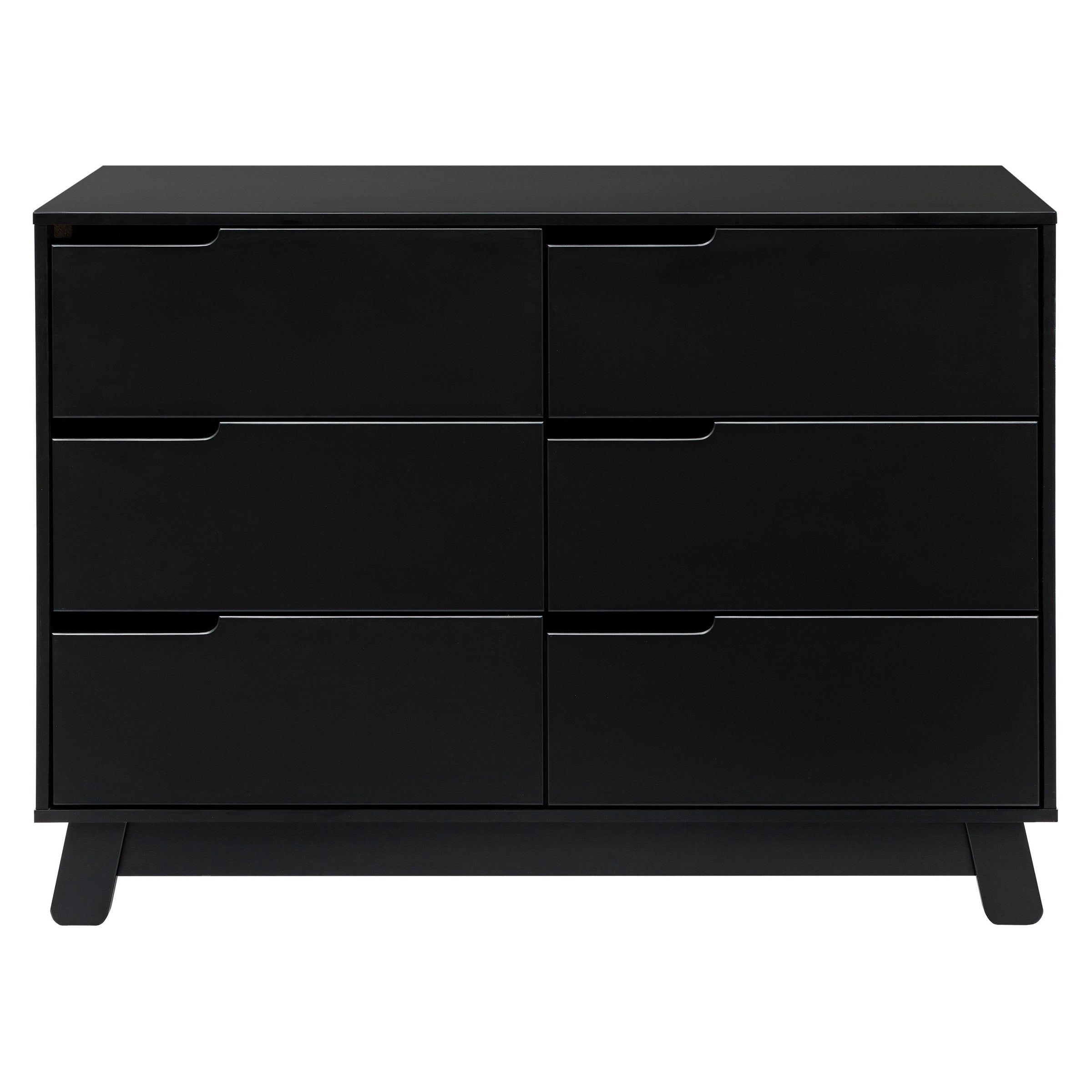 M4216B,Hudson 6-Drawer Double Dresser  Assembled in Black