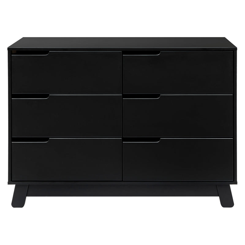 M4216B,Hudson 6-Drawer Double Dresser  Assembled in Black