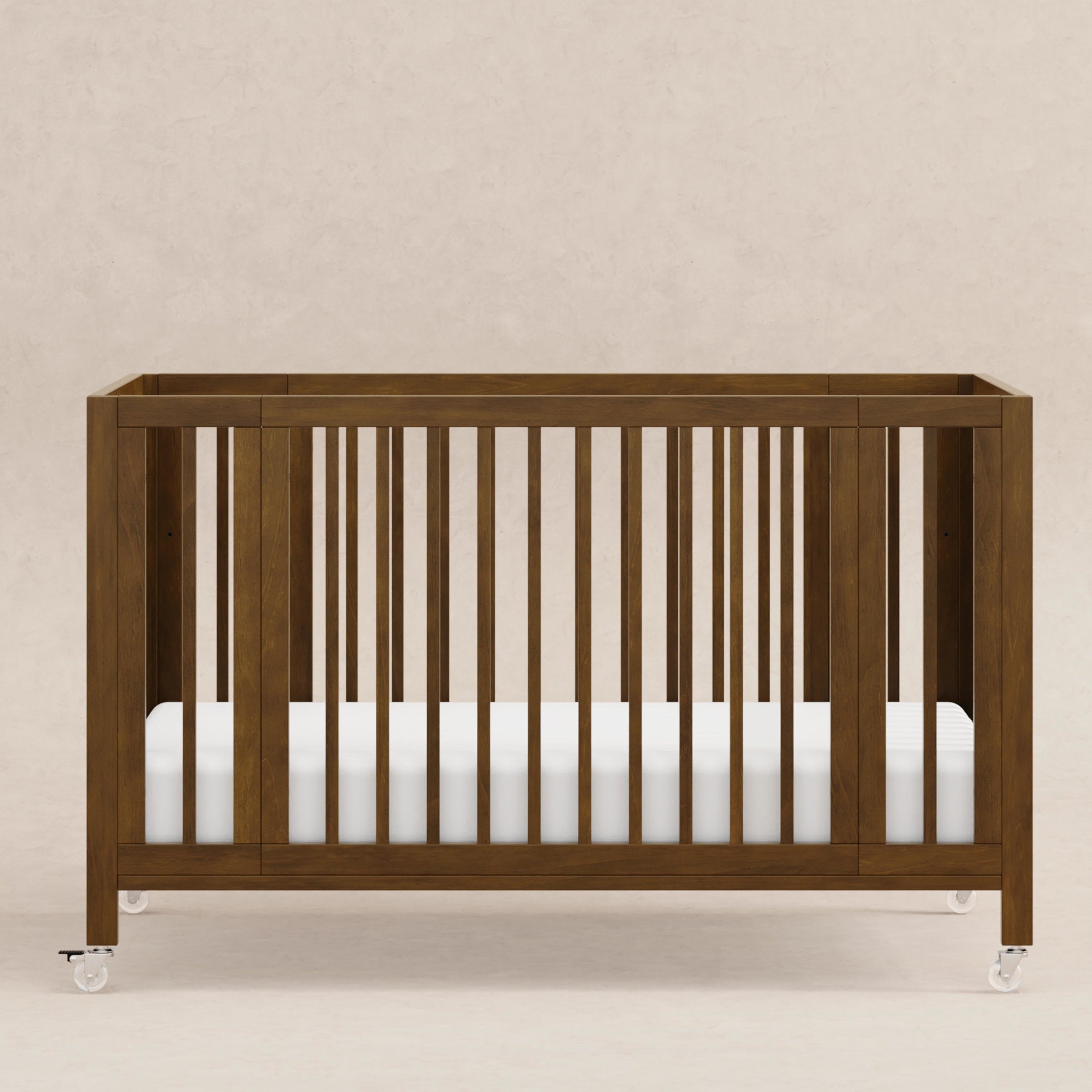 M30880NL,Rolli 9-in-1 Convertible All-Stages?? Crib w/ Bassinet & Toddler Bed Kits in Natural Walnut