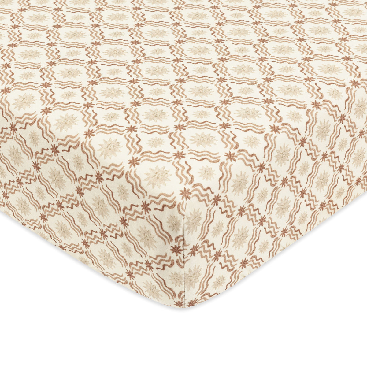 T34335ASR,Nate Berkus x Babyletto Crib Sheet in Autumn Star
