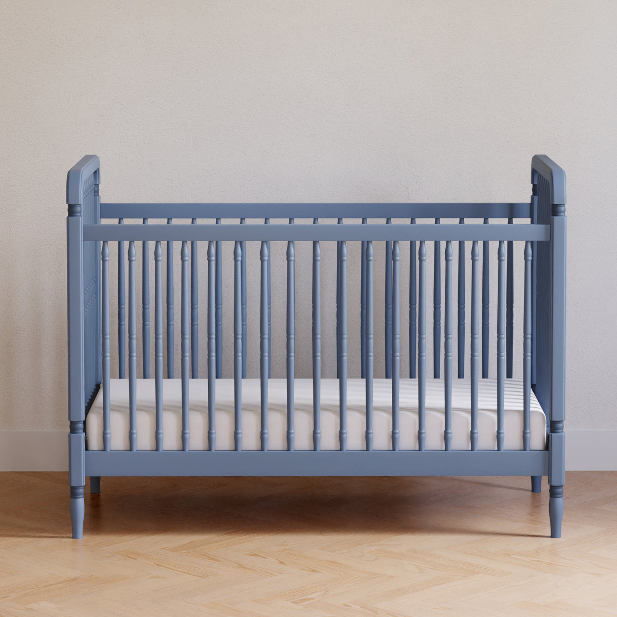 Liberty 3-in-1 Spindle Crib w/ Toddler Rail