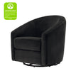 M5887BLKV,Madison Swivel Glider in Black Velvet