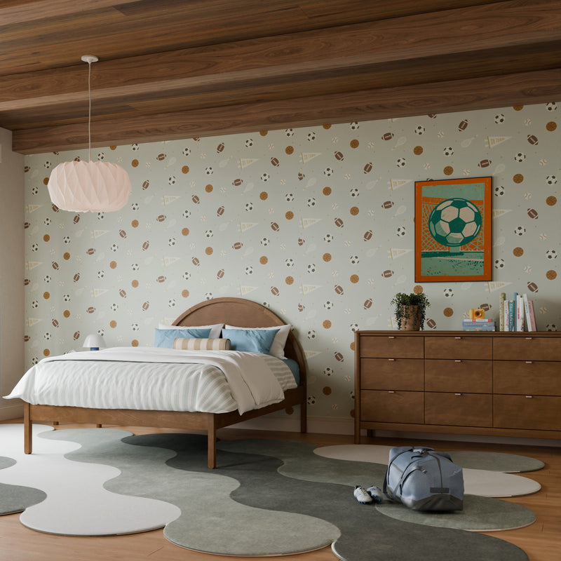 M25996NL,Bondi Full Bed in Natural Walnut