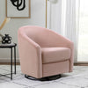M5887BPV,Madison Swivel Glider in Blush Pink Velvet