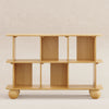 M31811HY,Crosby Open Bookcase in Honey