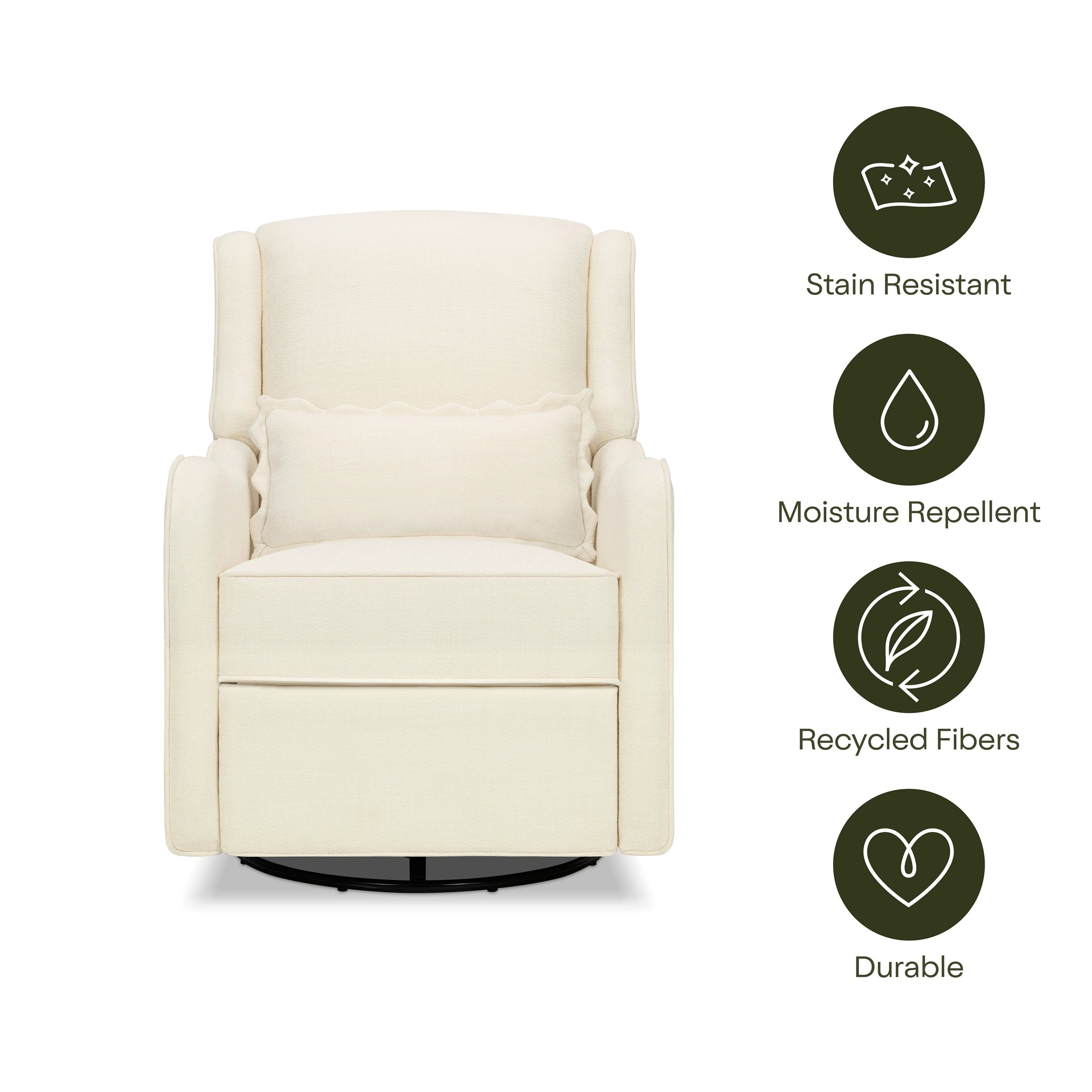 M27787PIEB,Devon Recliner and Swivel Glider in Performance Ivory Eco-Basketweave
