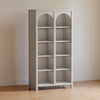 M24814WDF,Eloise Bookcase  Assembled in White Driftwood