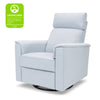 M17182PCET,Willa Pro Power Glider Recliner w/ Power Lumbar in Performance Blue Chambray Eco-Twill