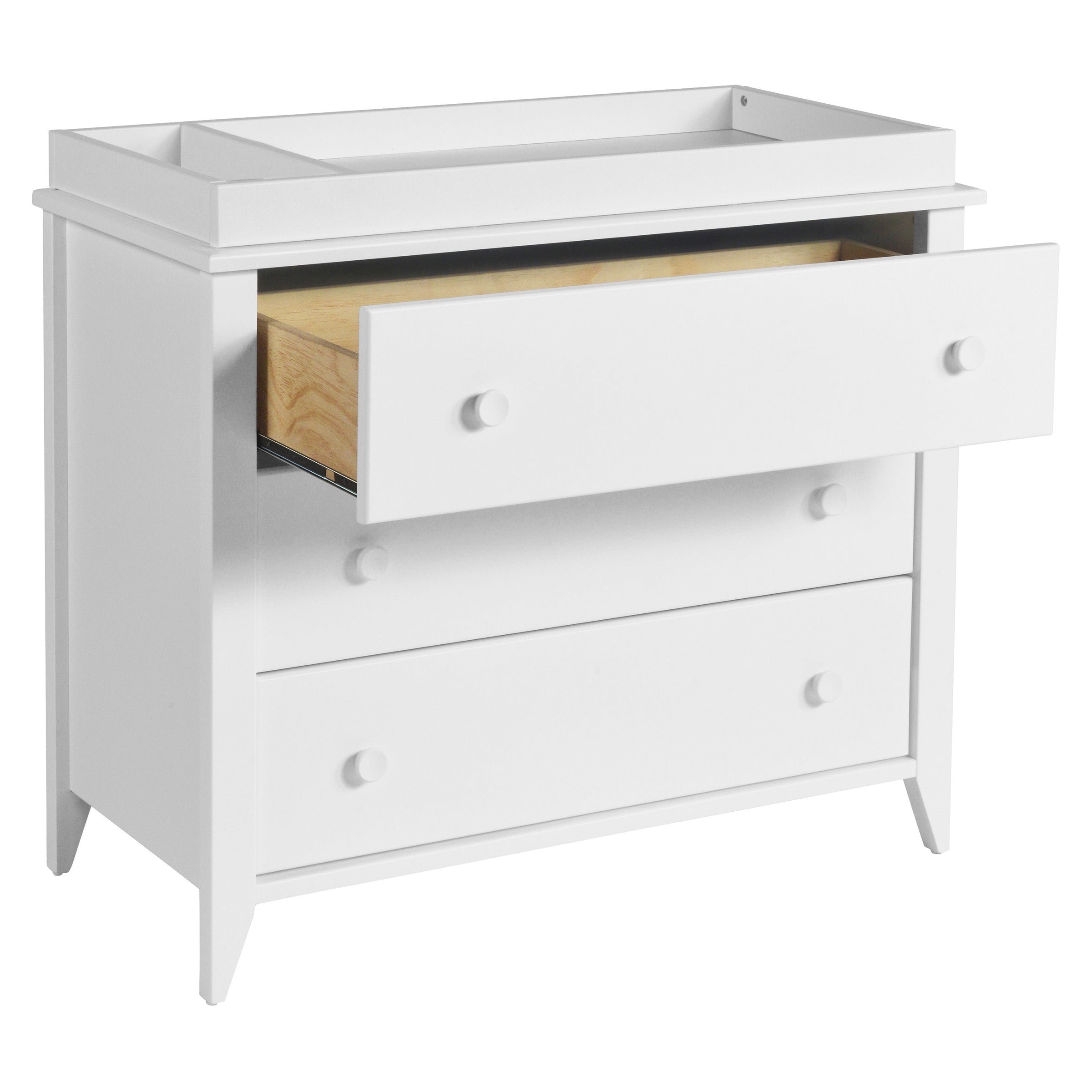 M10323W,Sprout 3-Drawer Changer Dresser in White Finish