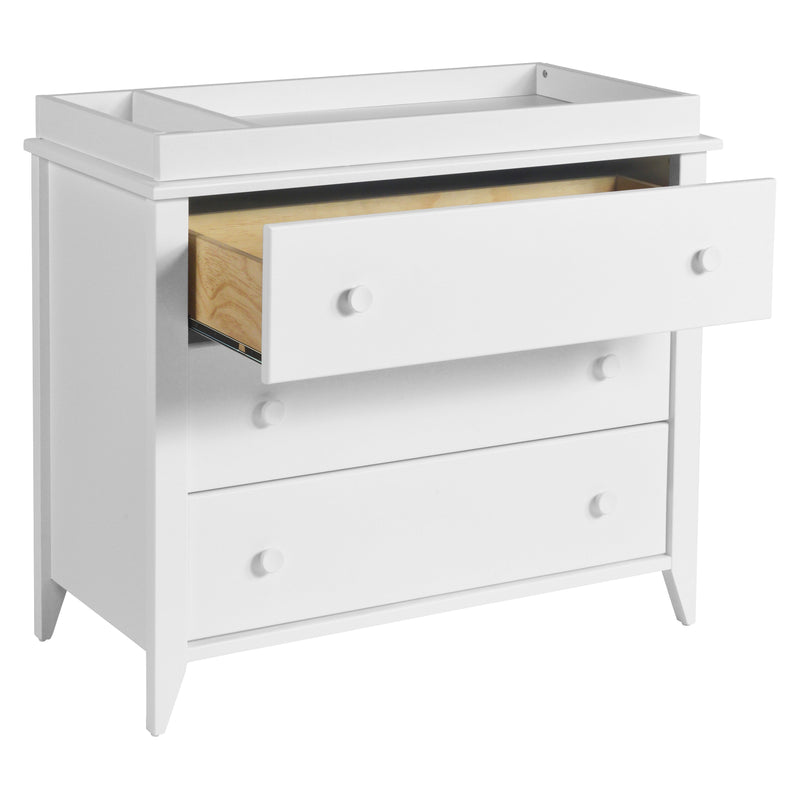 M10323W,Sprout 3-Drawer Changer Dresser in White Finish