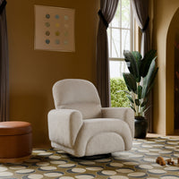 M30087AT,Rainbow Recliner and Swivel Glider in Almond Teddy Loop