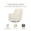M27787PIEB,Devon Recliner and Swivel Glider in Performance Ivory Eco-Basketweave