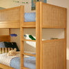 M25994HYNC,Bondi Cane Convertible Bunk Bed in Honey with Natural Cane