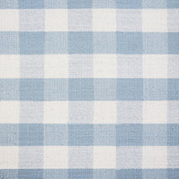 M22287BGHLB,Crewe Recliner and Swivel Glider in Blue Gingham with Light Wood Base