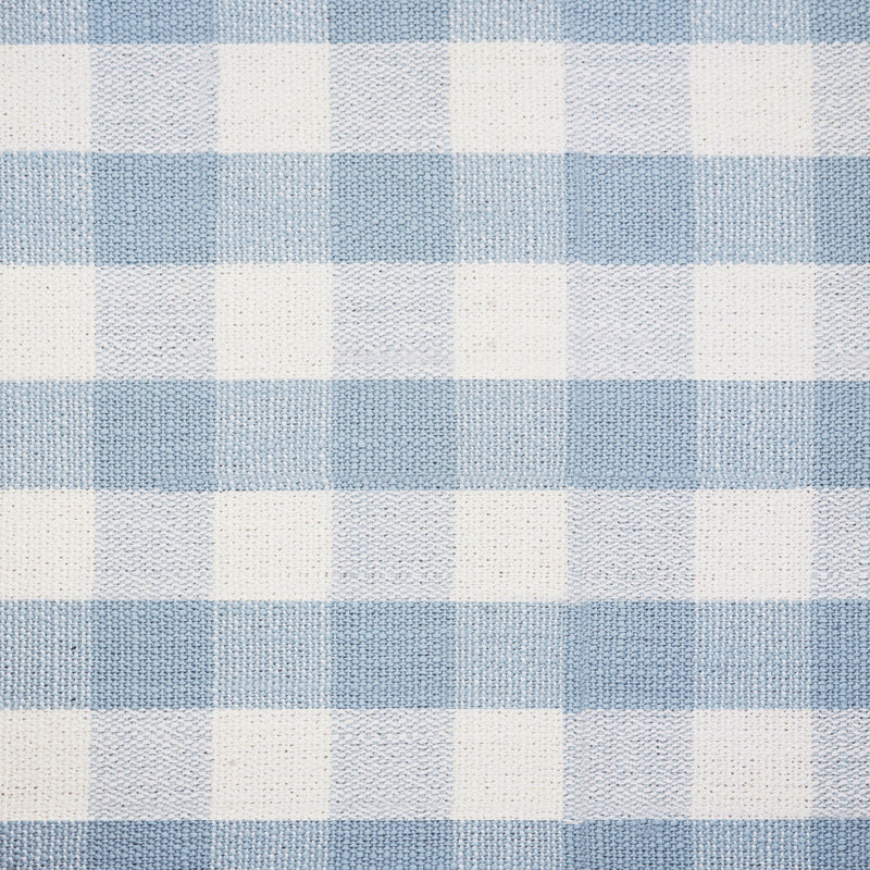 M22287BGHLB,Crewe Recliner and Swivel Glider in Blue Gingham with Light Wood Base