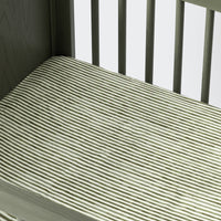 T34333JS,Nate Berkus x Babyletto All-Stages Midi Sheet in Juniper Stripe