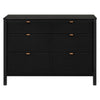 M25616B,Bondi 6-Drawer Assembled Dresser in Black