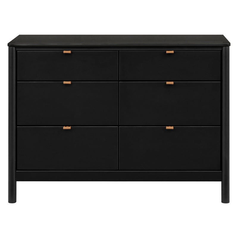 M25616B,Bondi 6-Drawer Assembled Dresser in Black