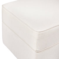 M17285PCMEW,Willa/Alden Gliding Ottoman in Performance Cream Eco-Weave
