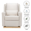 M23085PCMEWLB,Sigi Glider Recliner w/ Electronic Control and USB in Performance Cream Eco-Weave w/Light wood base