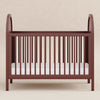 M25601CRNC,Bondi Cane 3-in-1 Convertible Crib w/ Toddler Bed Kit in Crimson with Natural Cane