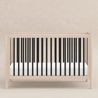 M12901NXB,Gelato 4-in-1 Convertible Crib w/Toddler Conversion Kit in Washed Natural/Black