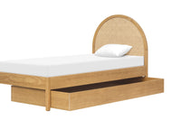 M25969HYNC,Bondi Cane Twin Bed in Honey