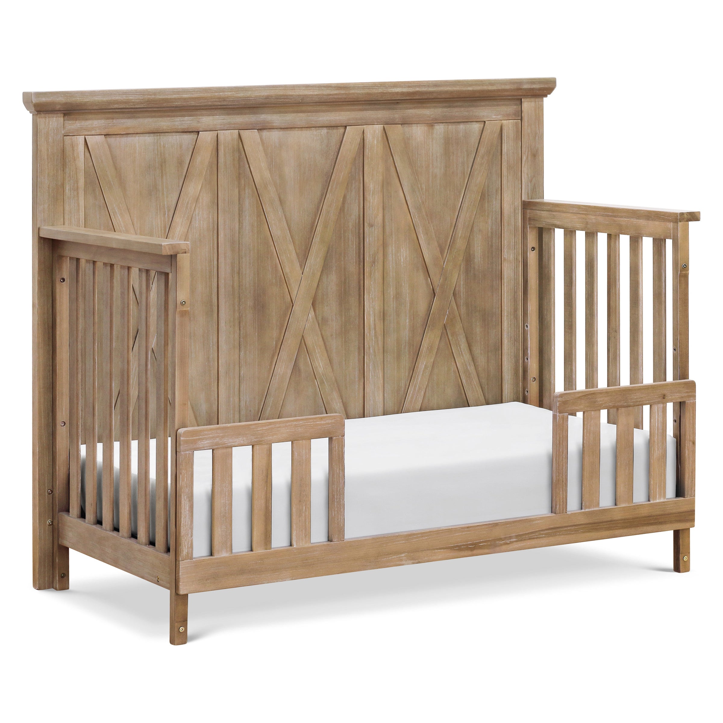 B14501DF,Emory Farmhouse 4-in-1 Convertible Crib in Driftwood