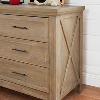 B14516DF,Emory Farmhouse 6-Drawer Dresser in Driftwood