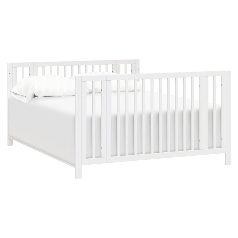M30880W,Rolli 9-in-1 Convertible All-Stages?? Crib w/ Bassinet & Toddler Bed Kits in White