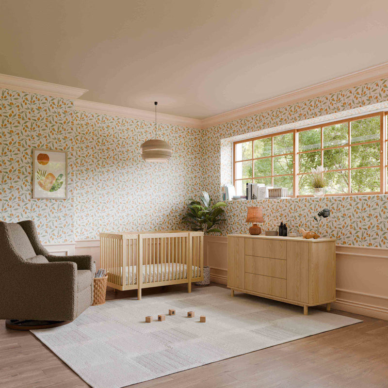 M29880BD,Pogo 8-in-1 Convertible Crib w/All-Stages Conversion Kits in Blonde