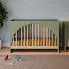 M30201OLSH,Moab 3-in-1 Convertible Crib in Olive/Ash