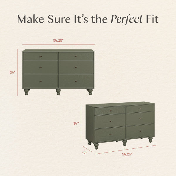 M33316AE,Nate Berkus x Babyletto Astre 6-Drawer Dresser in Archival Elm
