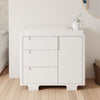 M23423W,Yuzu 3-Drawer Changer Dresser in White