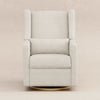 M11288WBG,Kiwi Glider Recliner w/ Electronic Control and USB in Ivory Boucle w/Gold Base