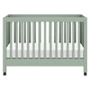M6601LS,Maki Full Size Folding Crib w/ Toddler Bed Conversion Kit in Light Sage