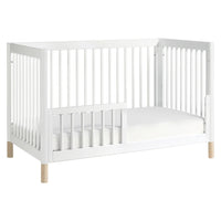 M12901WNX,Gelato 4-in-1 Convertible Crib w/Toddler Conversion Kit in White  NX Feet