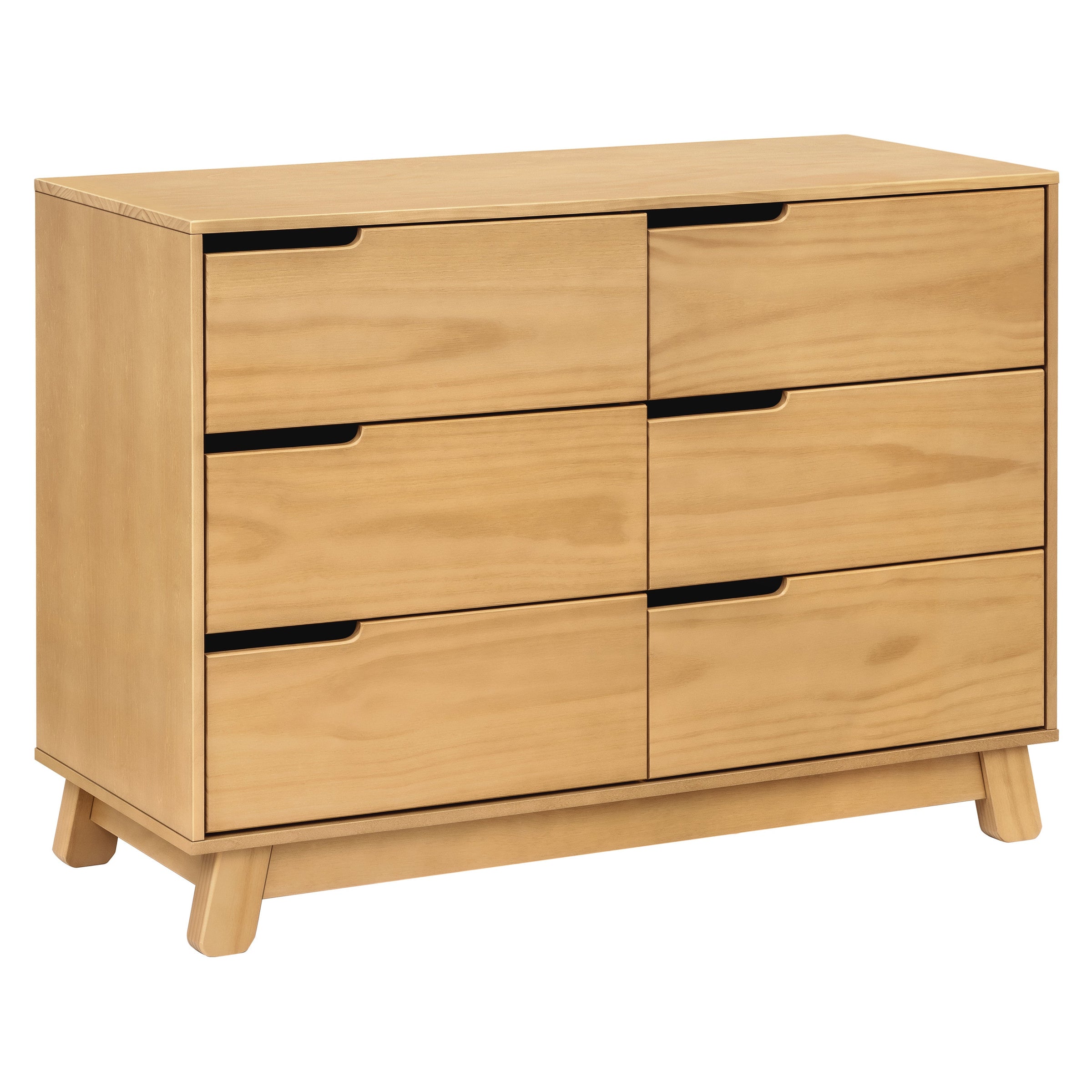 M4216HY,Hudson 6-Drawer Double Dresser  Assembled in Honey