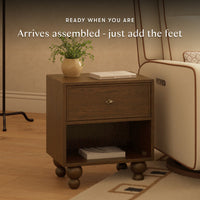M33360TE,Nate Berkus x Babyletto Astre Nightstand in Toffee