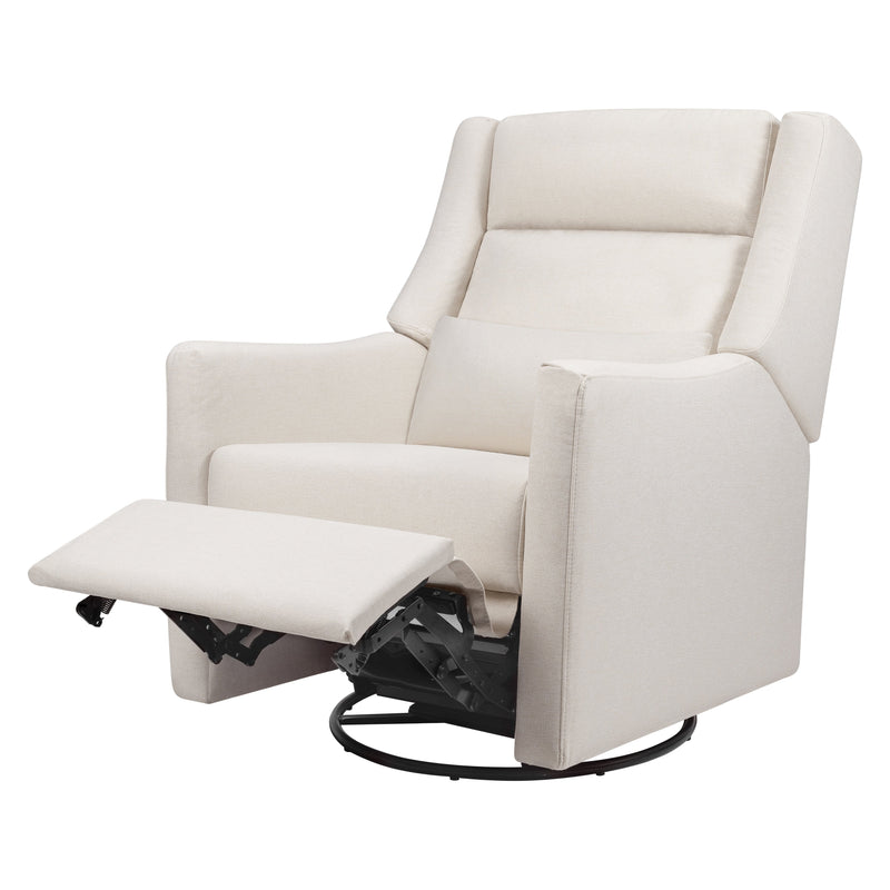 M11286PCMEW,Kiwi Plus Power Glider Recliner w/ Power Headrest in Performance Cream Eco-Weave
