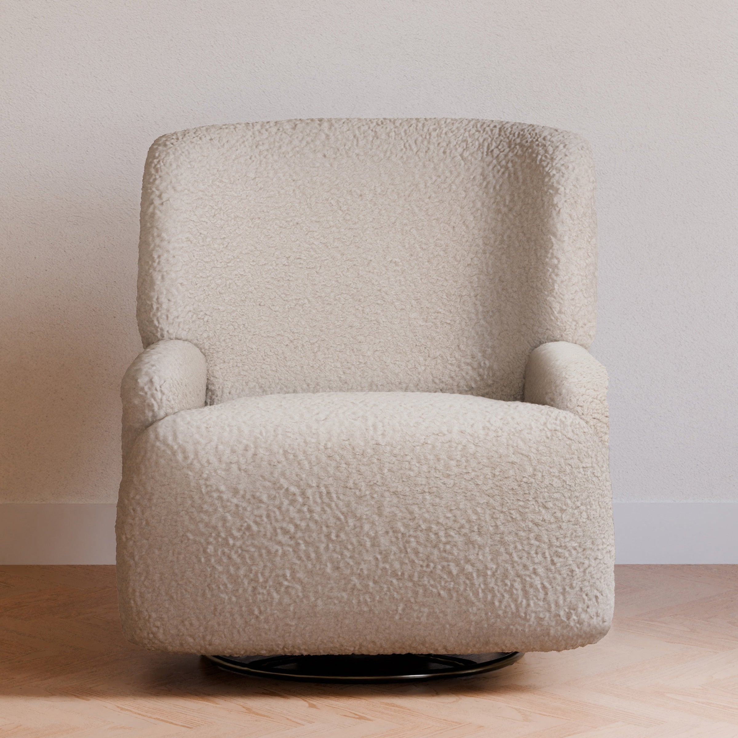 M27687EGS,Winslow Extra Wide Recliner and Swivel Glider in Earl Grey Shearling