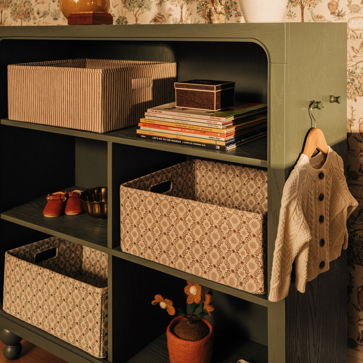 M33314AE,Nate Berkus x Babyletto Astre Assembled Bookcase in Archival Elm