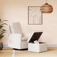 M20985PCMEW,Cali Storage Ottoman in Performance Cream Eco-Weave
